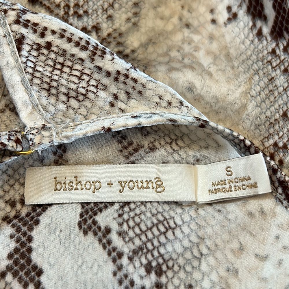Bishop + Young animal print lace camisole Size S New - Picture 8 of 8